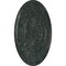 Ekena Millwork Wigan Ceiling Medallion, Hand-Painted Painted Turtle Crackle, 29 3/4"OD x 1 1/2"P CM29WGPTC - alternate 4